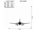 Airplane Vinyl Decals Silhouette Modern Wall Art Sticker